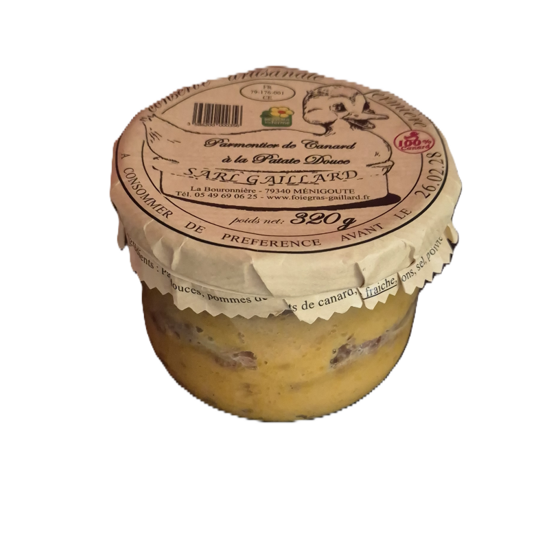 Parmentier de canard à la patate douce 320g