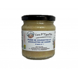 Purée de courgettes et...